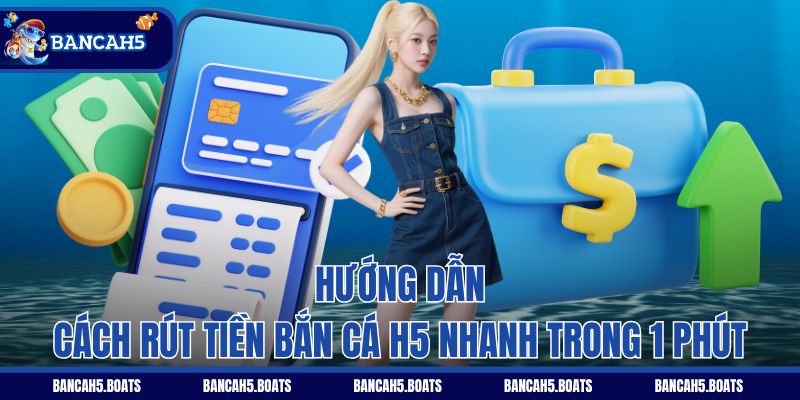 Hướng dẫn cách rút tiền Bắn cá H5 nhanh trong 1 phút