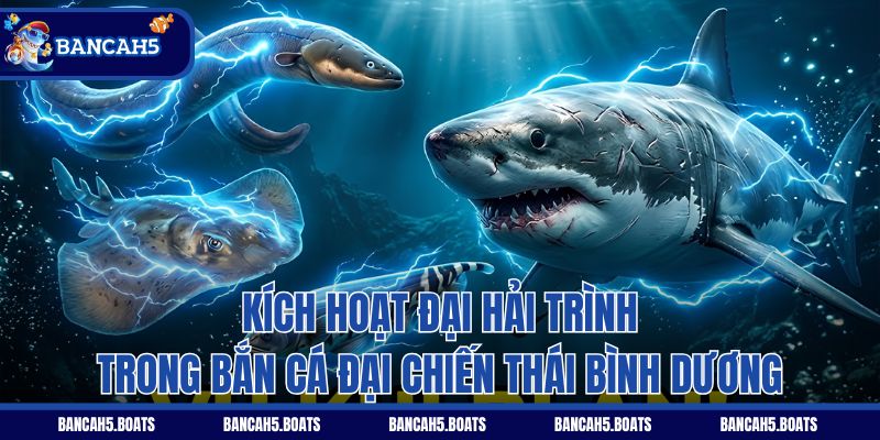Kích hoạt đại hải trình trong Bắn Cá Đại Chiến Thái Bình Dương