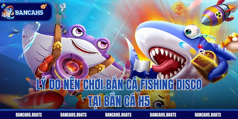 Lý do nên chơi bắn cá Fishing Disco tại Bắn Cá H5